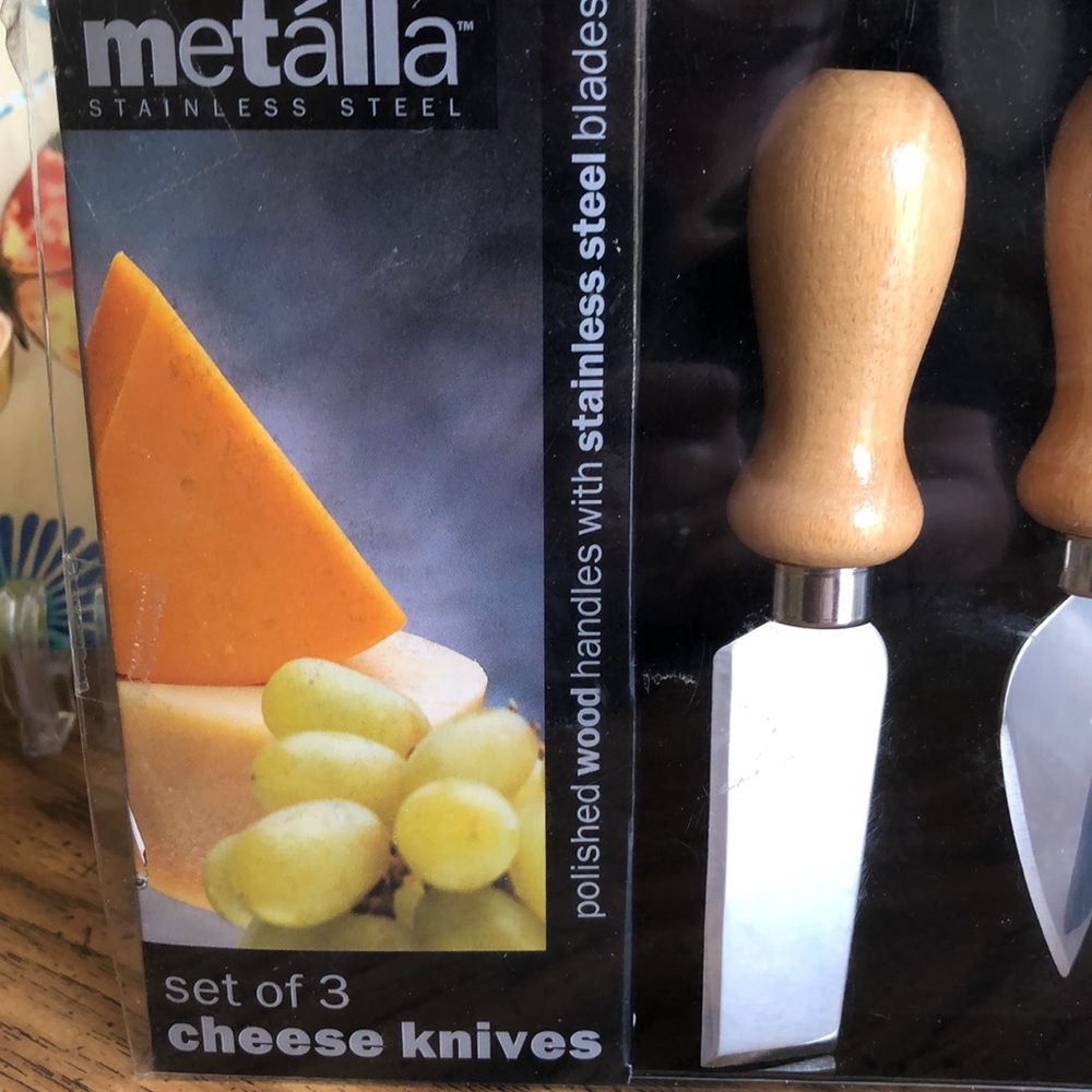 NEW Stainless Steel Vintage Cheese Knives - Picture 5 of 7